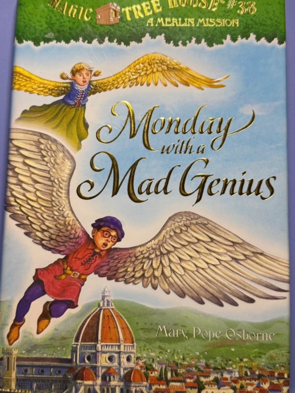 Monday with a Mad Genius by - Illustrated Blue Cover